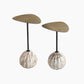 Arno 2X Marble & Iron Side Tables