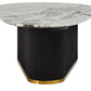Rhythm Marble Oval Coffee Table