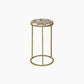 Perry Stone Top Contemporary Side Table