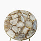Perry Stone Top Contemporary Side Table