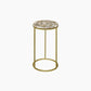 Perry Stone Top Contemporary Side Table