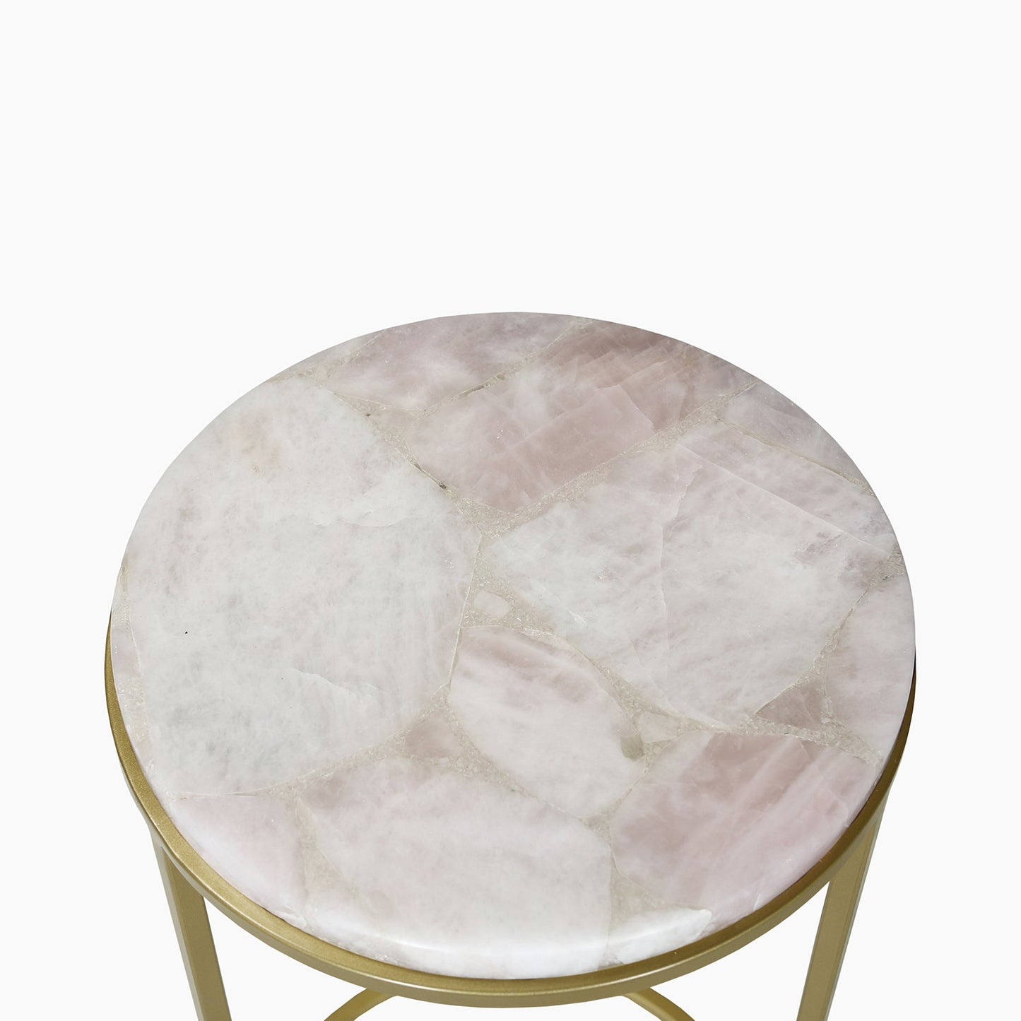 Oakland Quartz Top Side Table