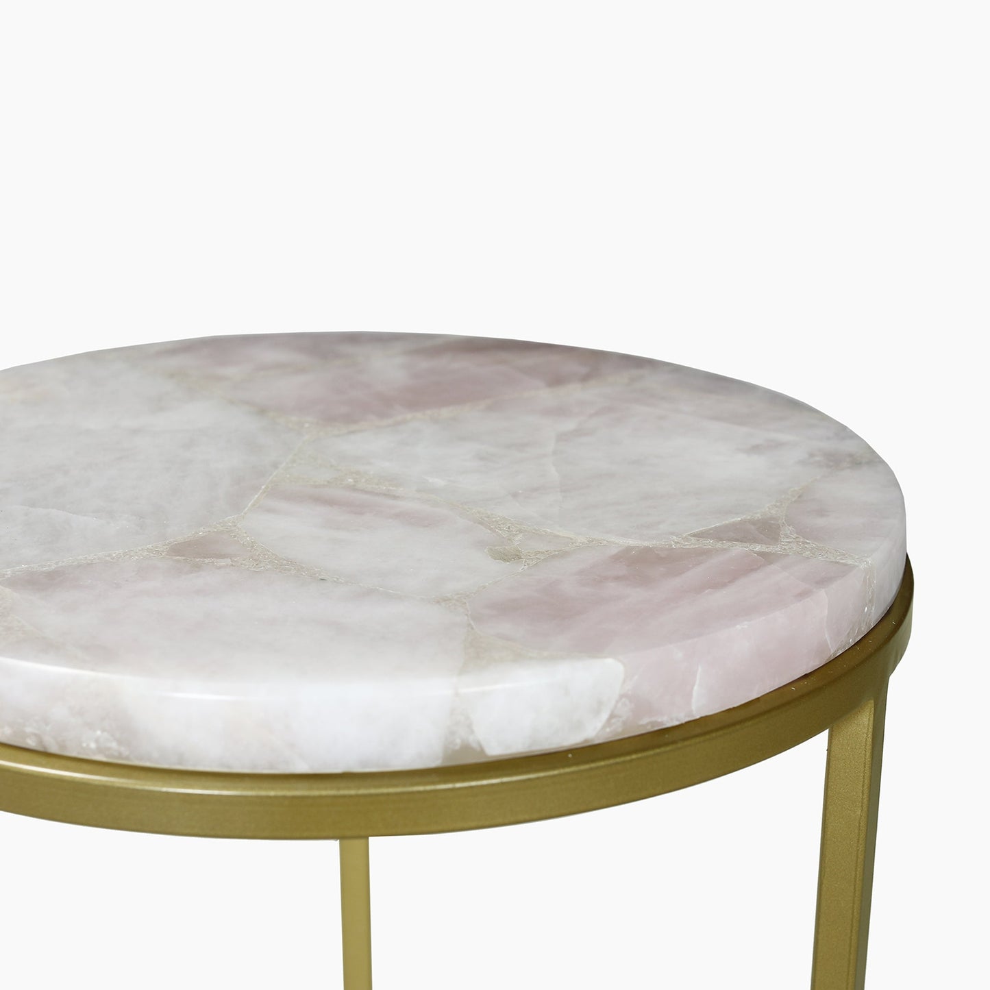 Oakland Quartz Top Side Table
