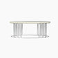 Equilibrium Bone Inlay Round Coffee Table