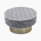 Crescent Bone Inlay Round Coffee Table