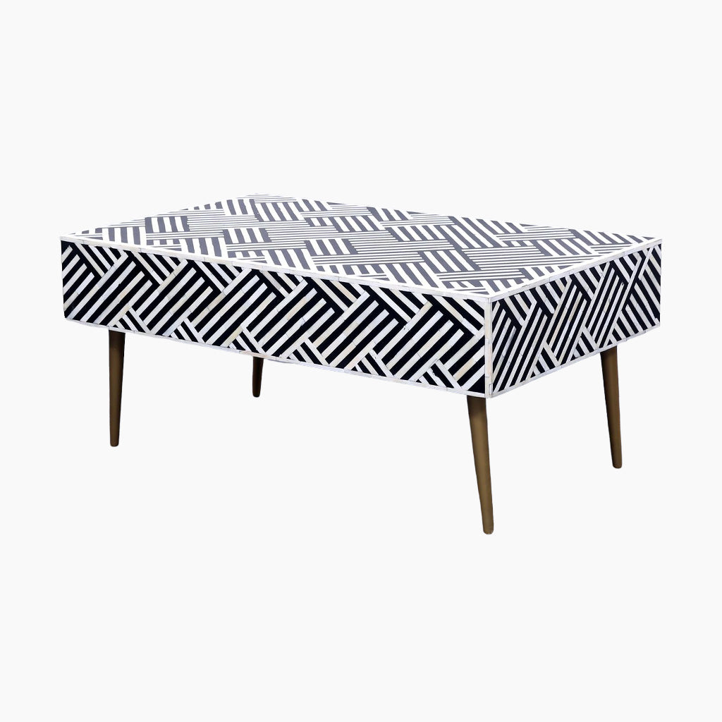 Weston Bone Inlay Rectangle Coffee Table