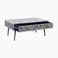 Weston Bone Inlay Rectangle Coffee Table
