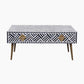 Weston Bone Inlay Rectangle Coffee Table
