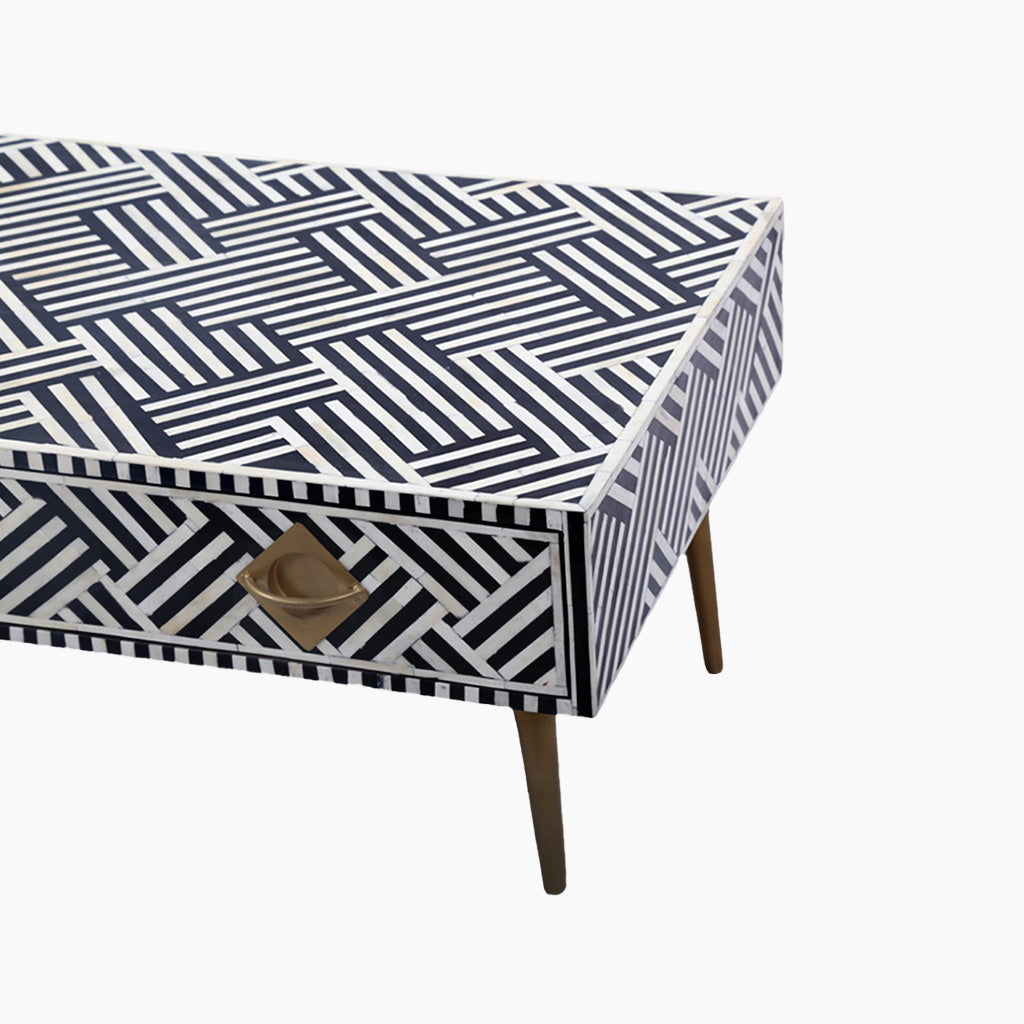 Weston Bone Inlay Rectangle Coffee Table