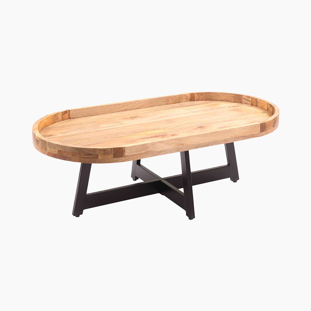 Bishop Modern Oval Coffee Table