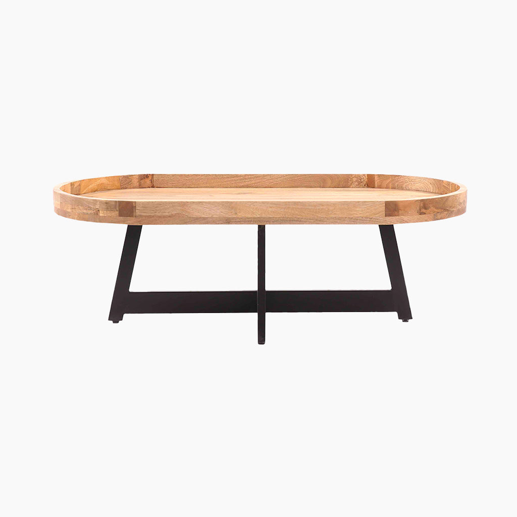 Bishop Modern Oval Coffee Table