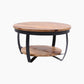 Ennis Wooden Round Coffee Table