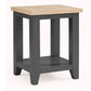 Lassen Oak & Grey Side Table