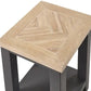 Lassen Oak & Grey Side Table
