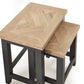 Siabod Chevron Design Nesting Side Tables