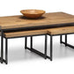 Mikeno Oak Nesting Coffee Tables
