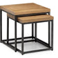 Clee Oak Nesting Side Tables