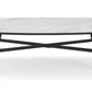 Lengai Rectangular Marble Coffee Table