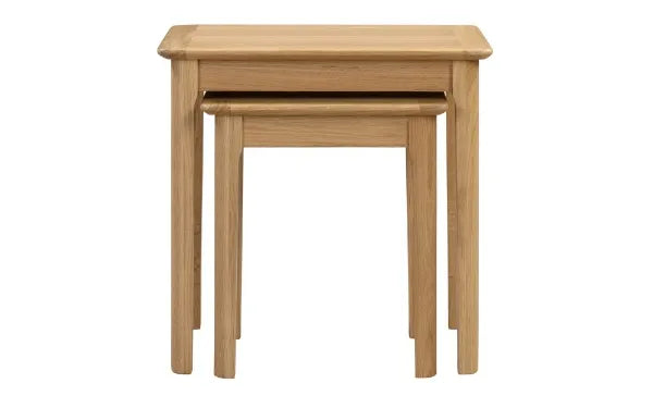 Nevis Oak Nesting Side Tables