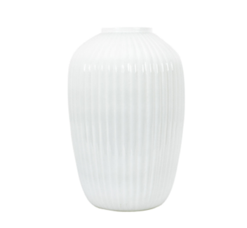 Large White Ceramic Vase