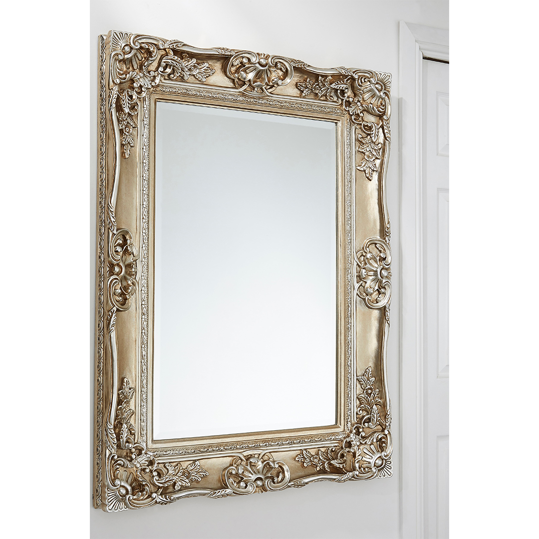 Halo Rectangular Golden Mirror