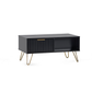 Helicon Black & Golden Coffee Table