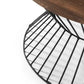 Kamet Walnut Round Coffee Table