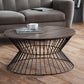 Kamet Walnut Round Coffee Table