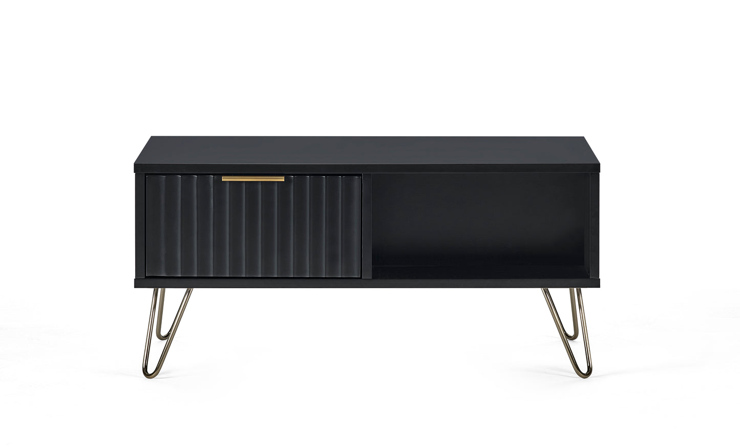 Helicon Black & Golden Coffee Table