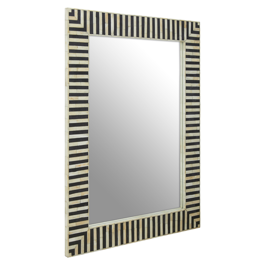Magic Rectangular Black & White Mirror