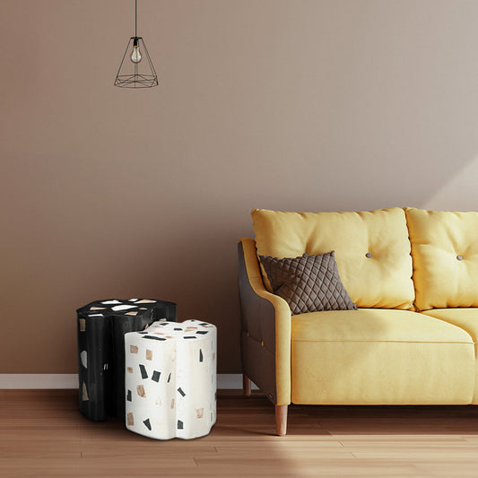 Nolan 2X Terrazzo Side Tables