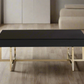 Harold Black Rectangle Coffee Table