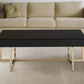 Harold Black Rectangle Coffee Table