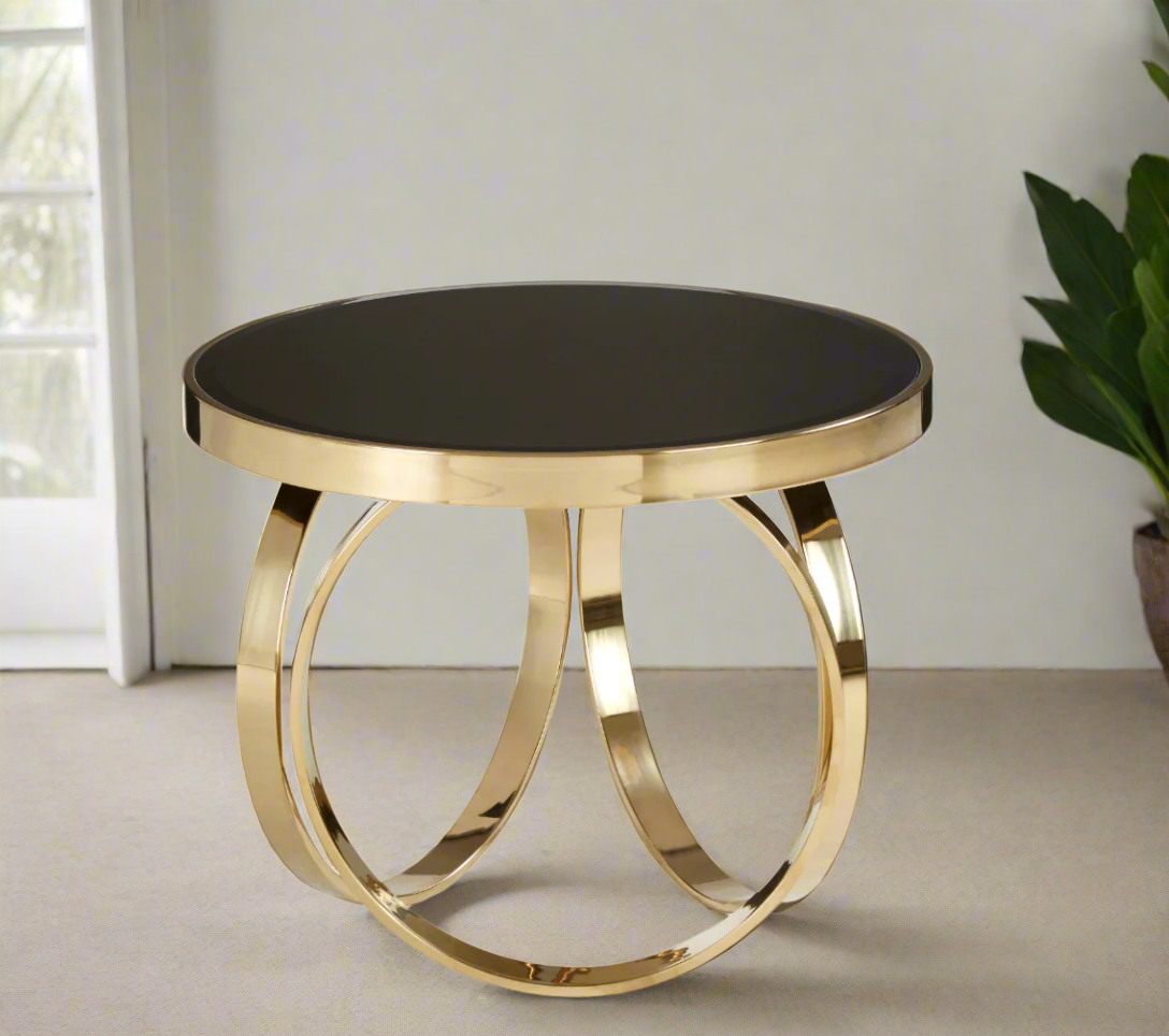Harvey Black & Golden Coffee Table