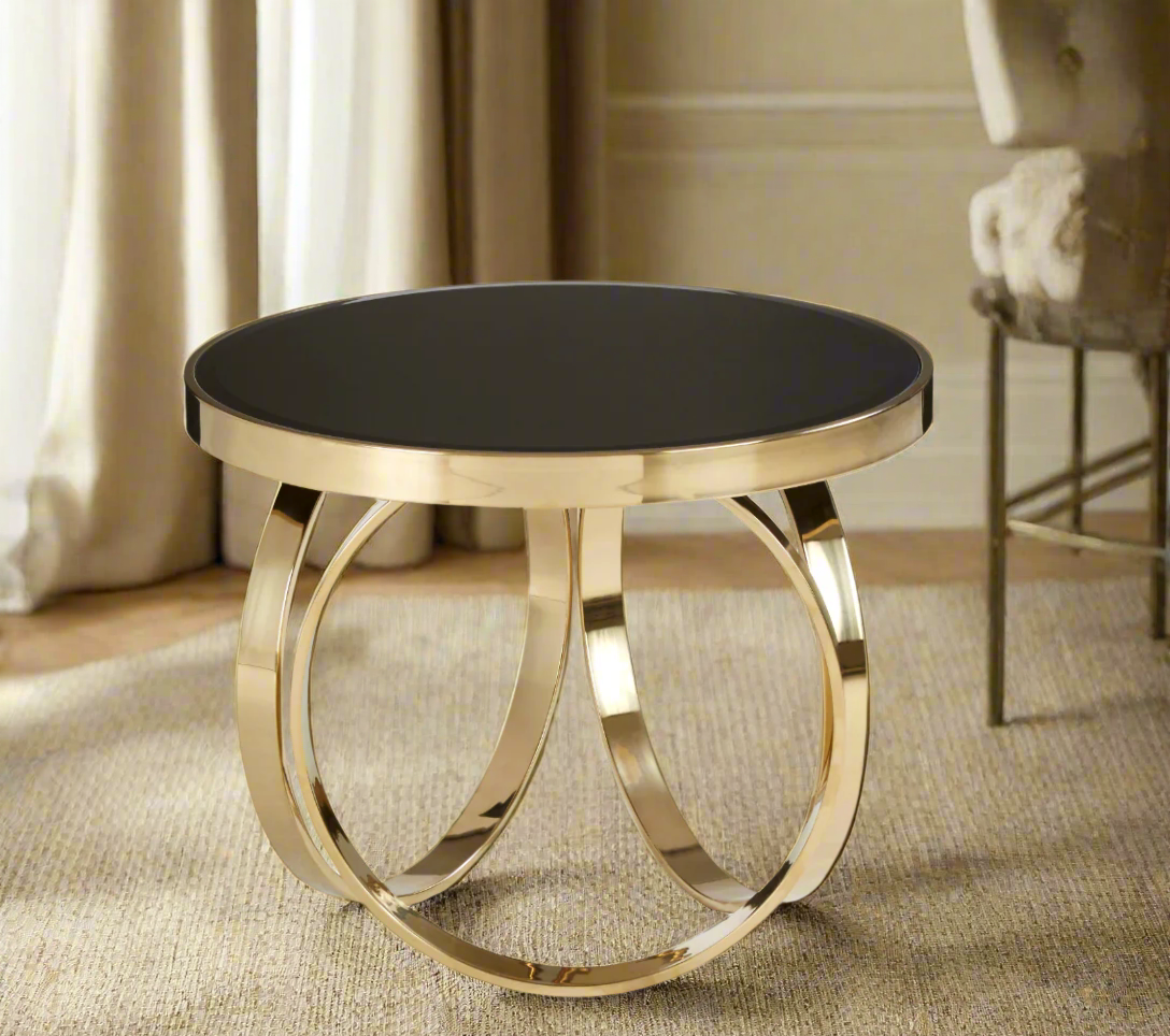 Harvey Black & Golden Coffee Table