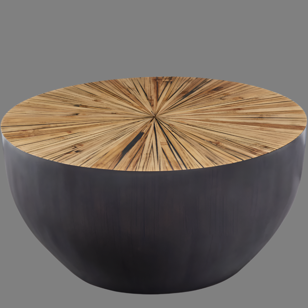 Meraki Wooden Round Coffee Table