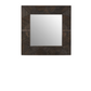Aura Square Brown Mirror
