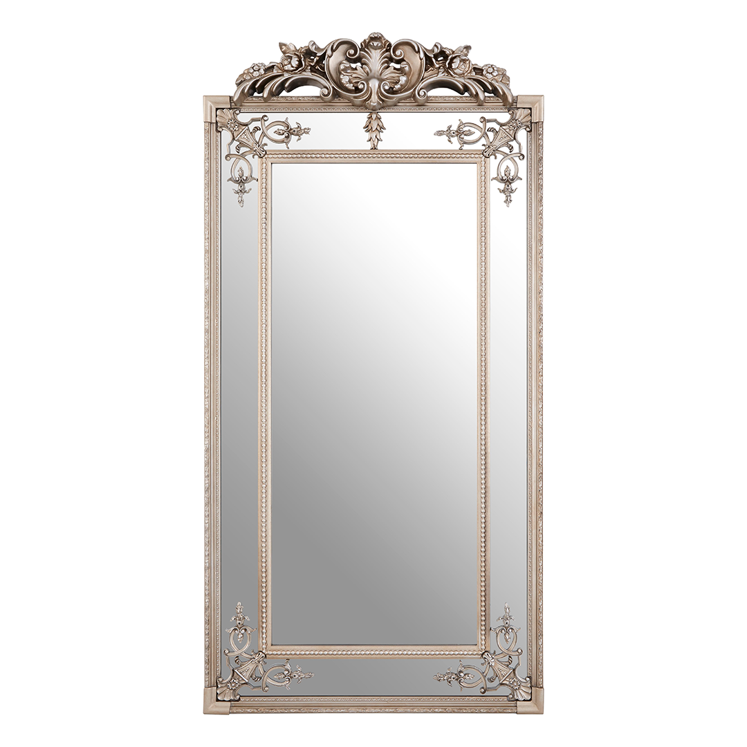 Grandiose Rectangular Champagne Mirror