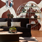 Rhythm Marble Oval Coffee Table