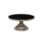 Sunflora Black & Silver Round Coffee Table