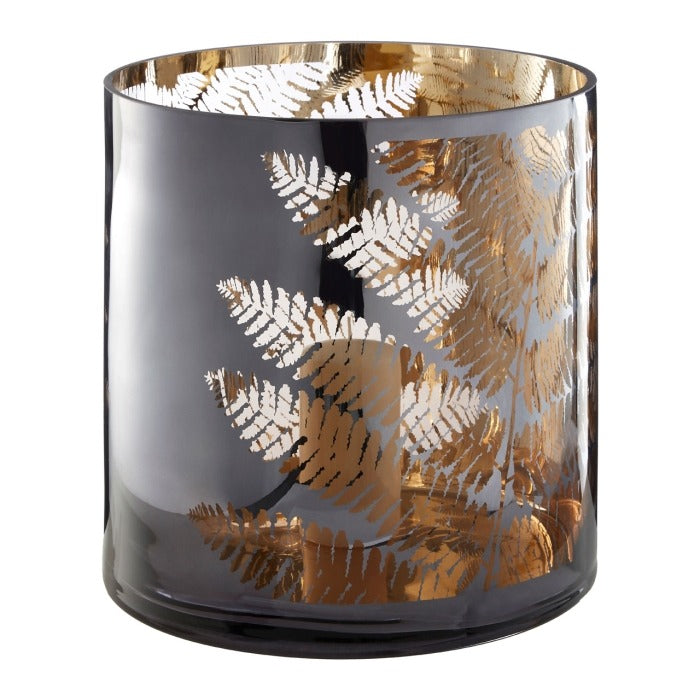 Large Fern Hurricane Candle Holder 29cm