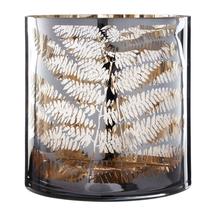 Large Fern Hurricane Candle Holder 29cm