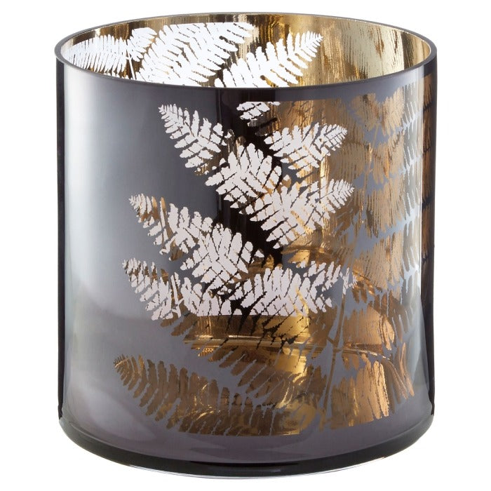 Medium Fern Hurricane Candle Holder 20cm