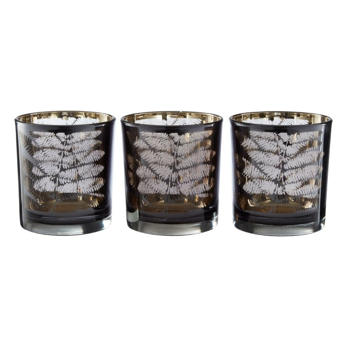 Fern Tealight Holders Set of 3