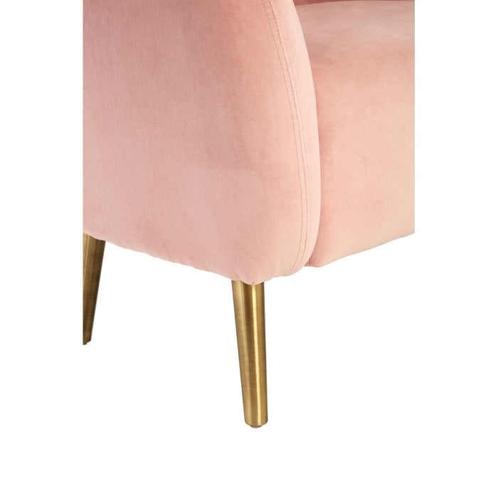 Pink Velvet Chair