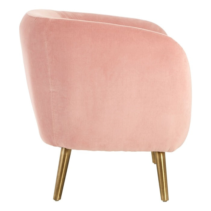 Pink Velvet Chair