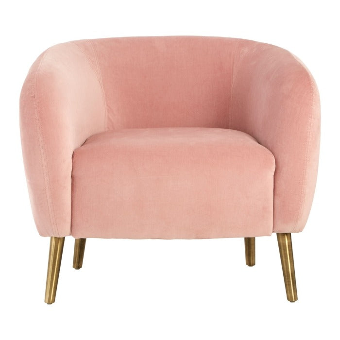 Pink Velvet Chair