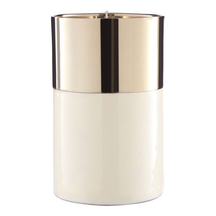 Large Glossy White Candle