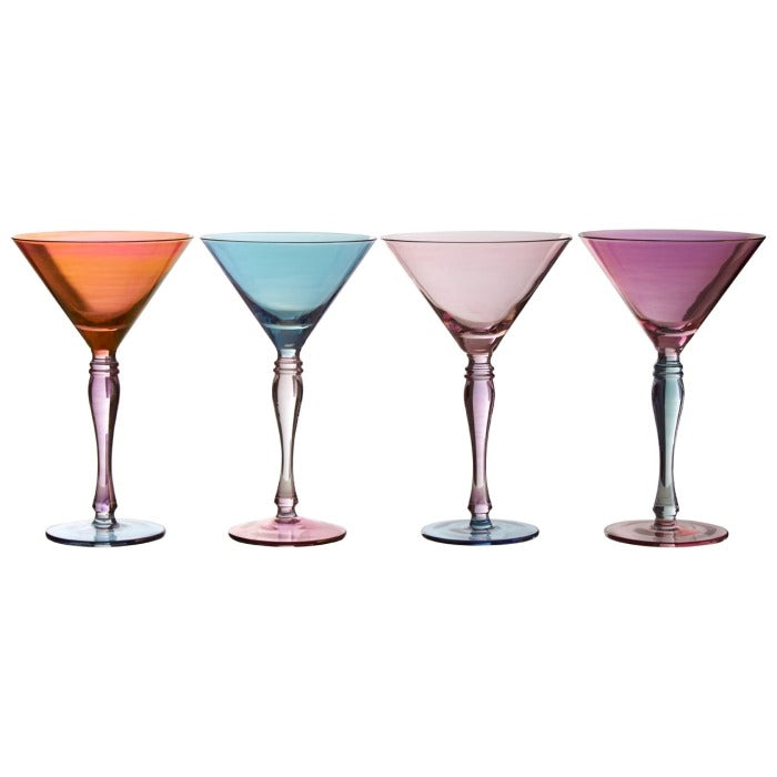 Jewel Cocktail Glasses Set of 4