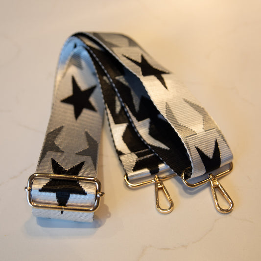 Black and Silver Star Strap